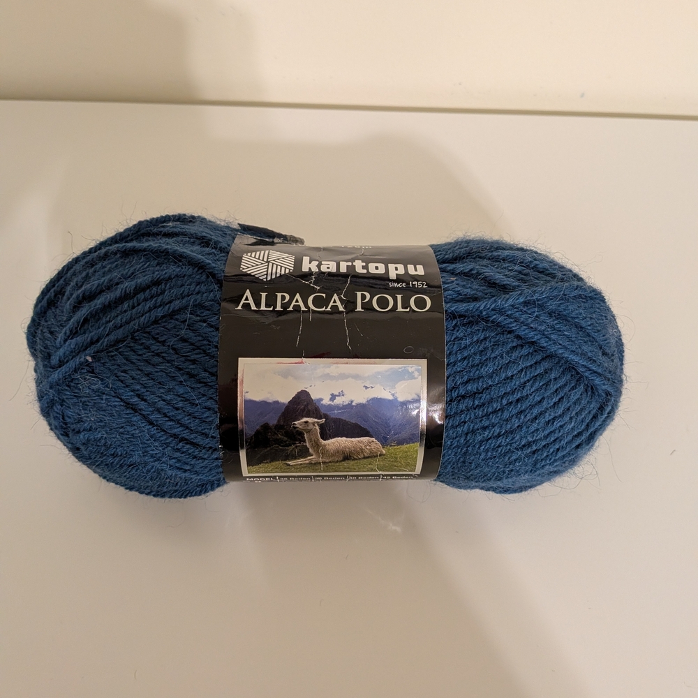 Kartopu Alpaca Polo Yarn 100g 120m  Blue Wool Blend‎ Bulky Turkey